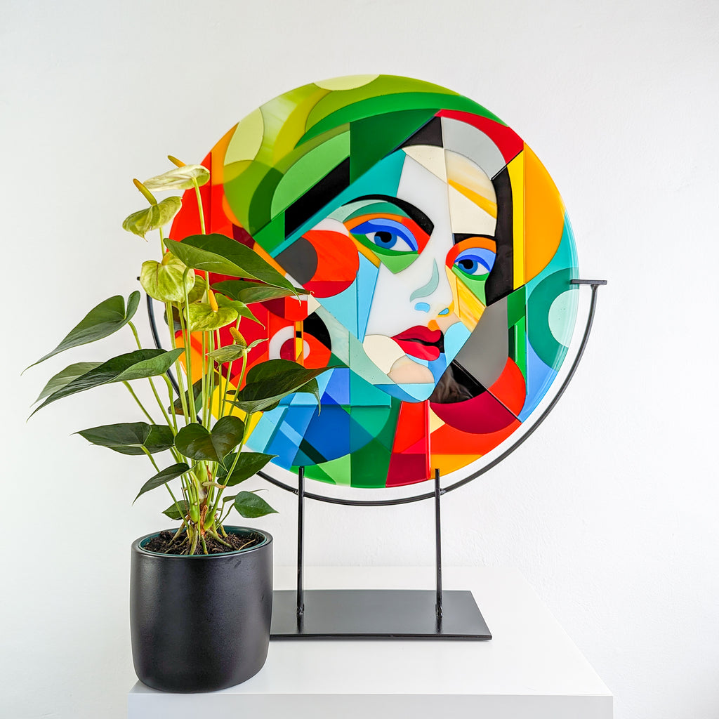 All glass art roundels currently available