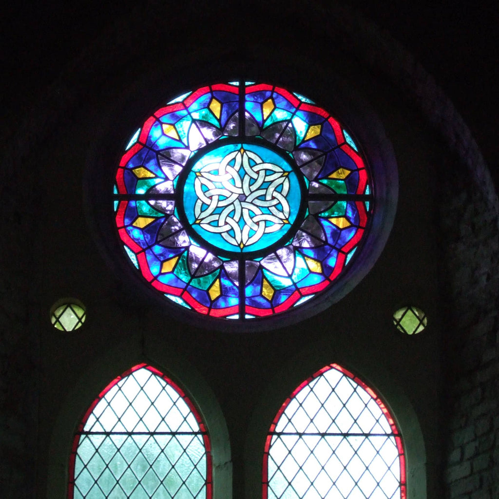 Adrian Brentnall - Inspired Glass - Rose Window - West Cork