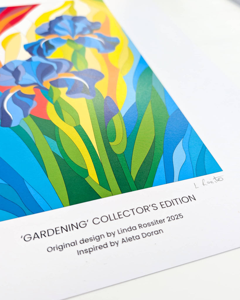 'Gardening' Collectors Edition print signed by the artist
