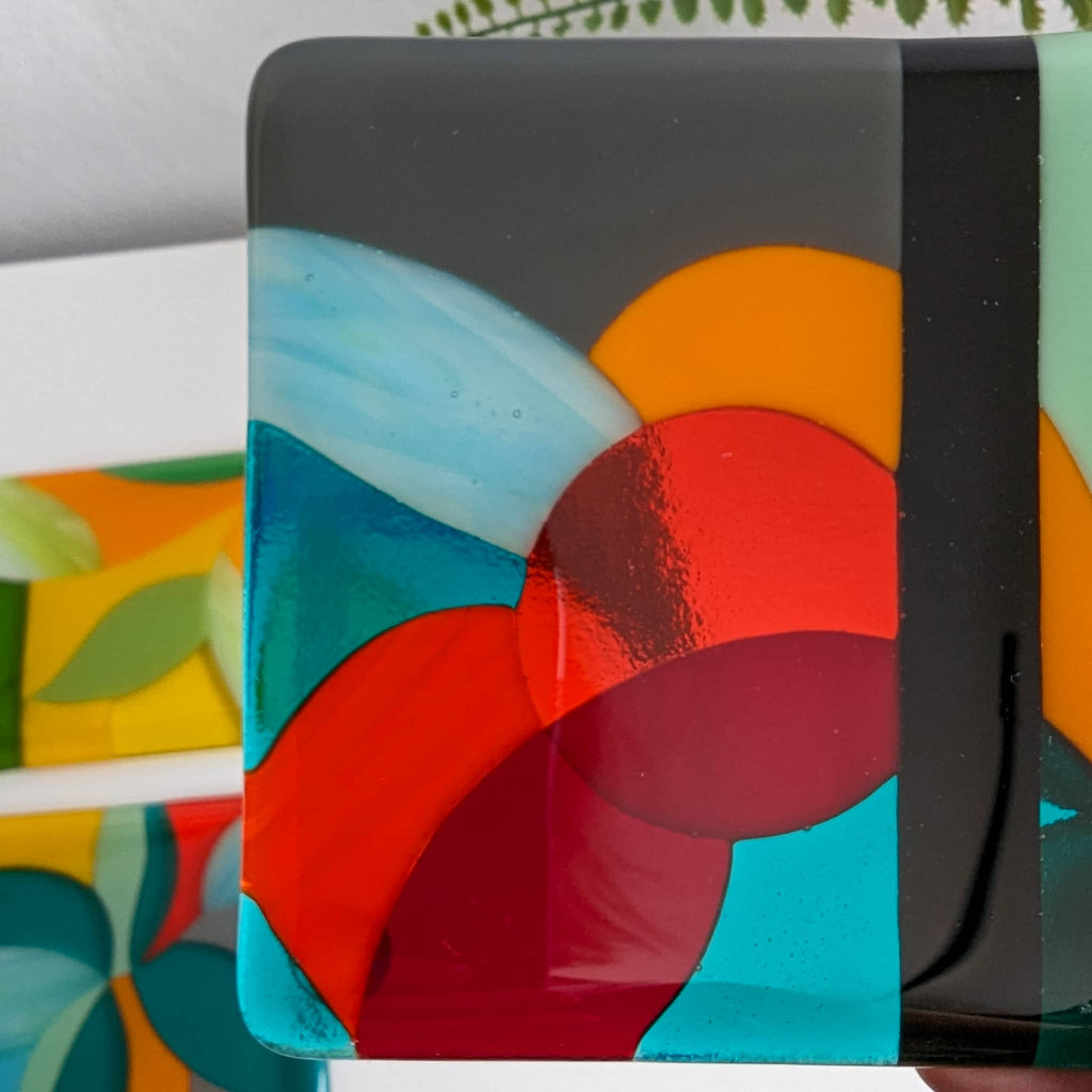 Orangerie fused glass art miniatures