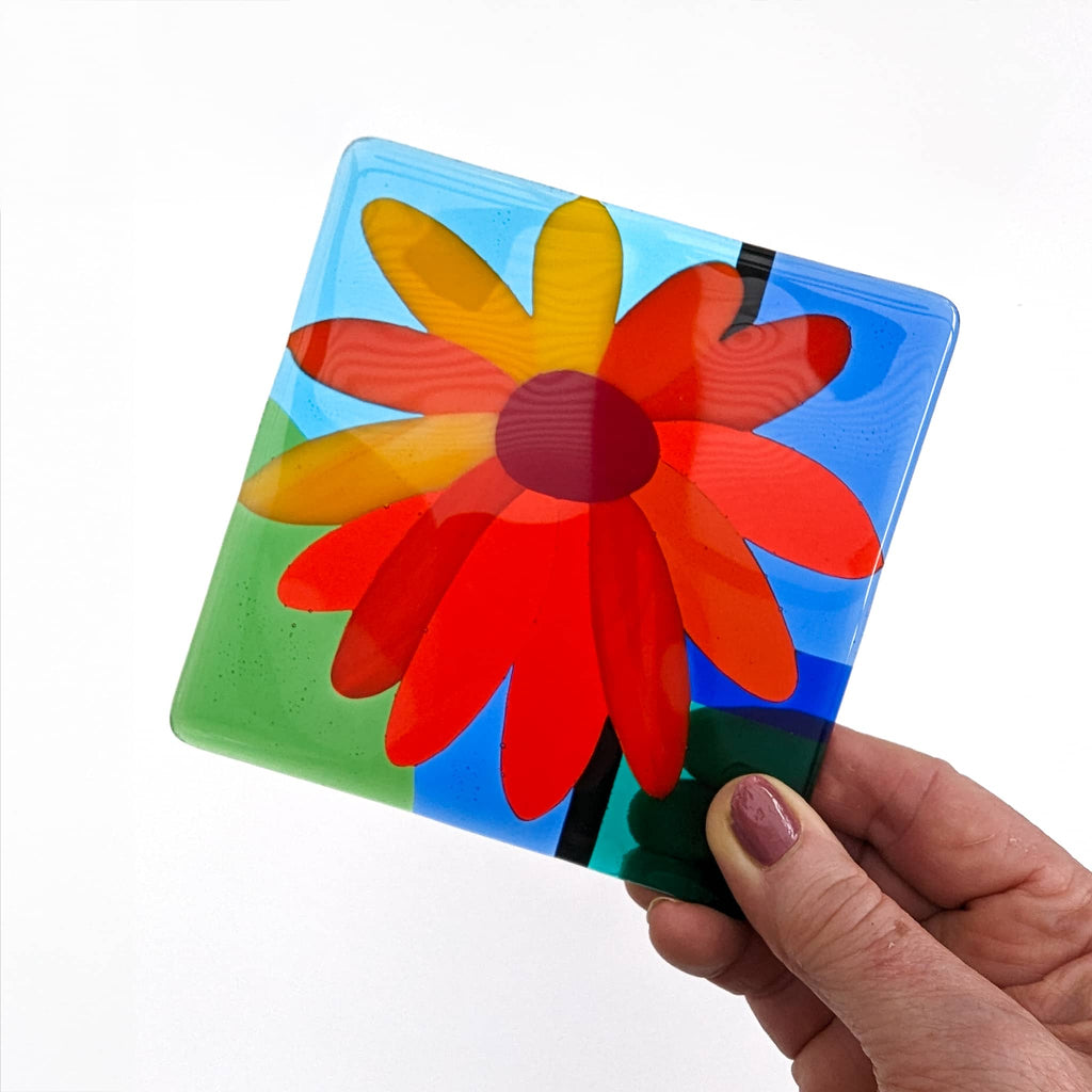 5" fused glass Miniature